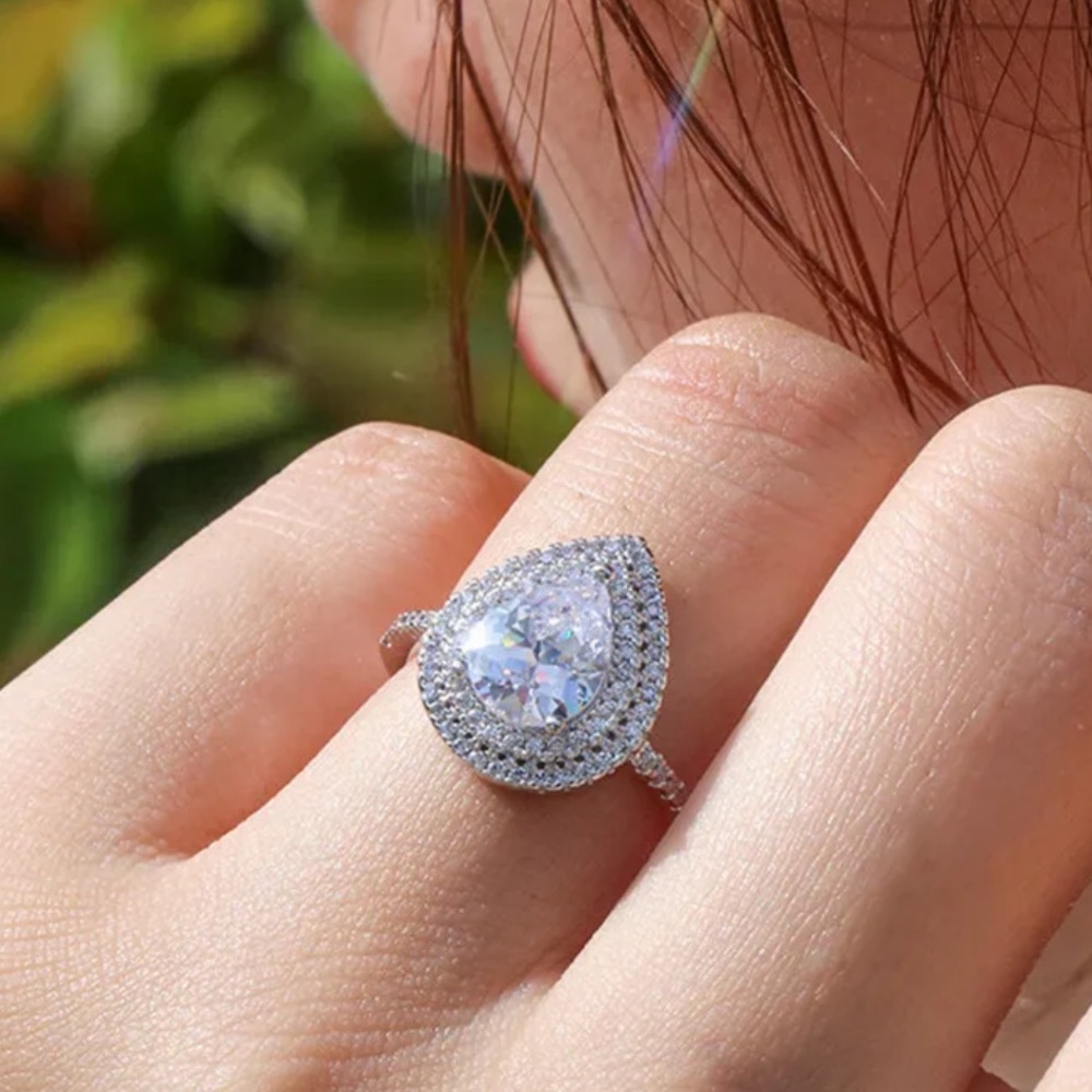 NEW HEART 925 STERLING SILVER RING, CUTE RING, SHINY RING.